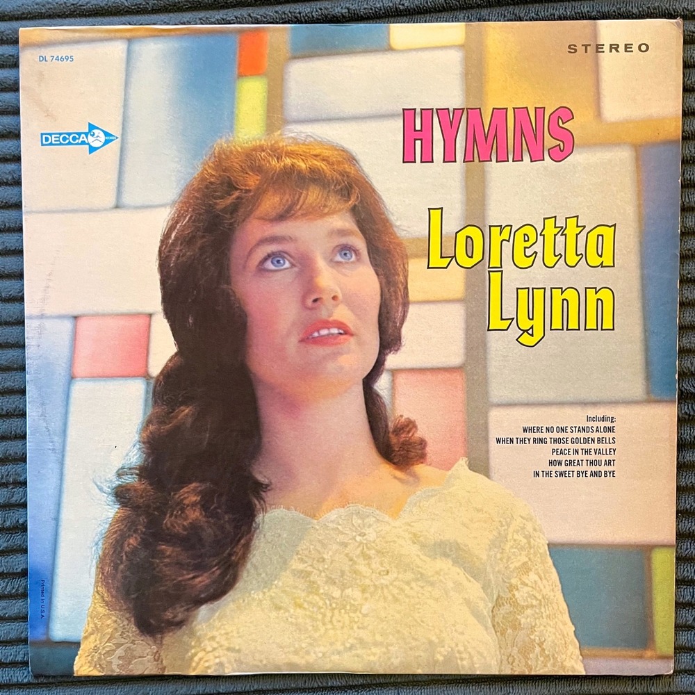 Loretta Lynn Hymns Vinyl LP Record DL 74695 Stereo Gospel Country Decca